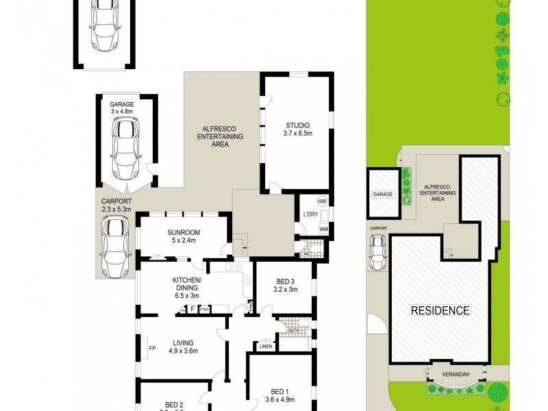 258 Burns Bay Road, Lane Cove NSW 2066 Floorplan