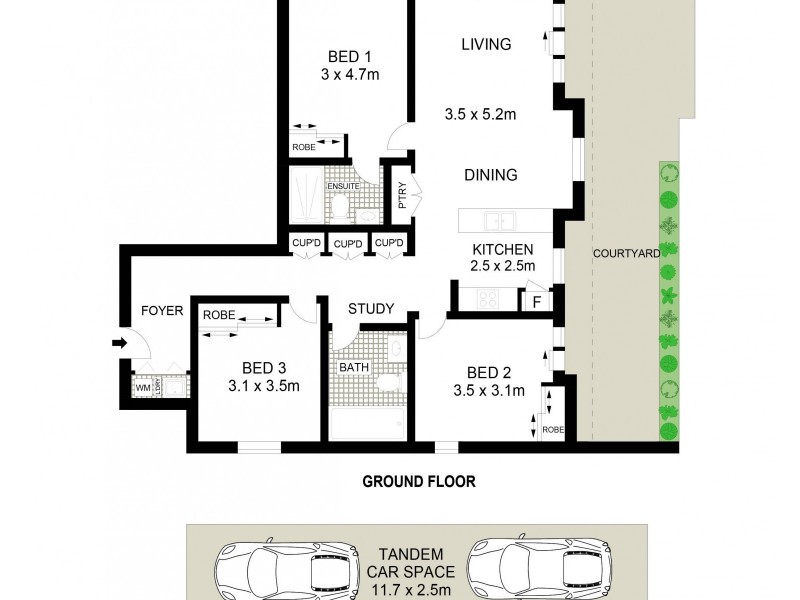44/31-39 Mindarie Street, Lane Cove NSW 2066 Floorplan
