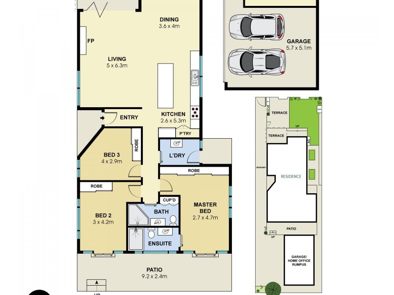 55 Hinkler Crescent, Lane Cove NSW 2066 Floorplan