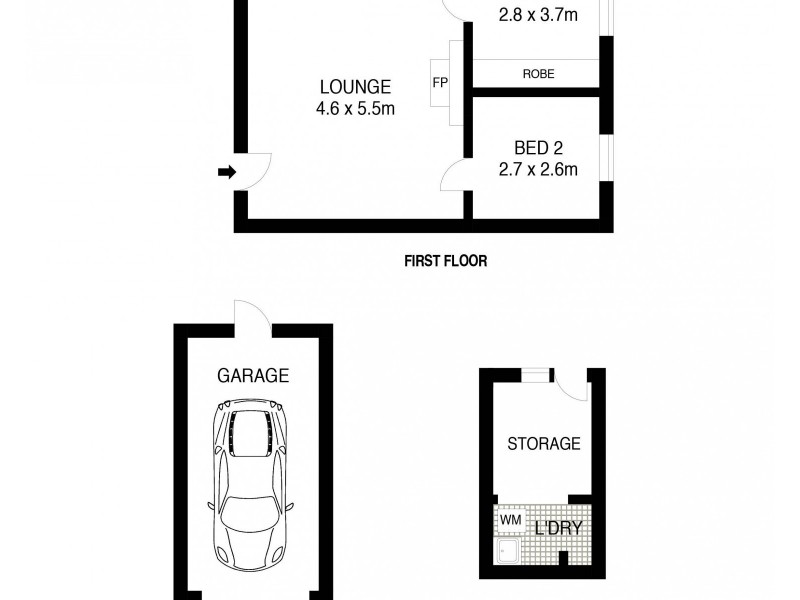 1/100 Greenwich Road, Greenwich NSW 2065 Floorplan