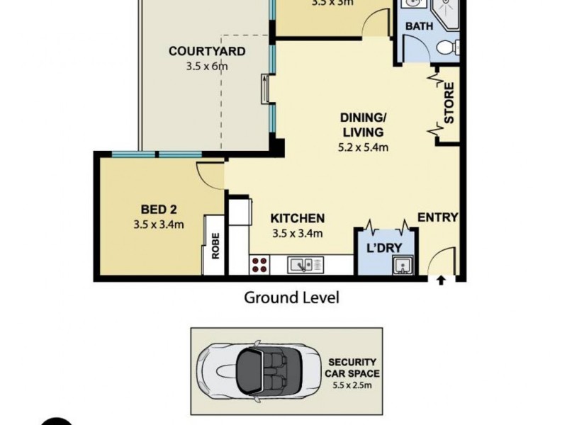 5A/25 Angas Street, Meadowbank NSW 2114 Floorplan