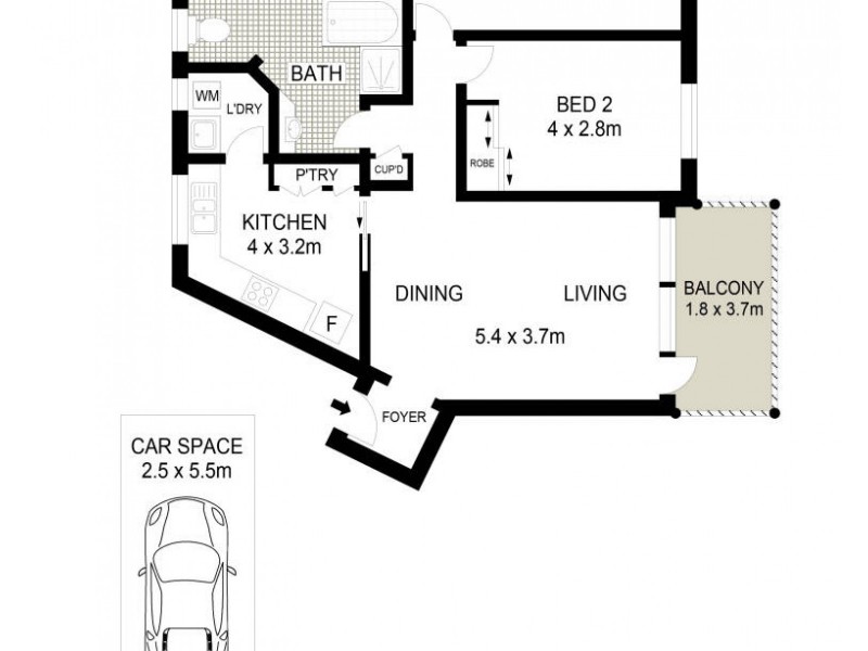 7/2 Peckham Avenue, Chatswood NSW 2067 Floorplan