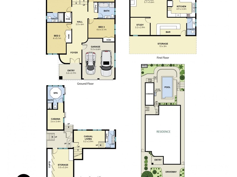 3 The Crescent, Linley Point NSW 2066 Floorplan