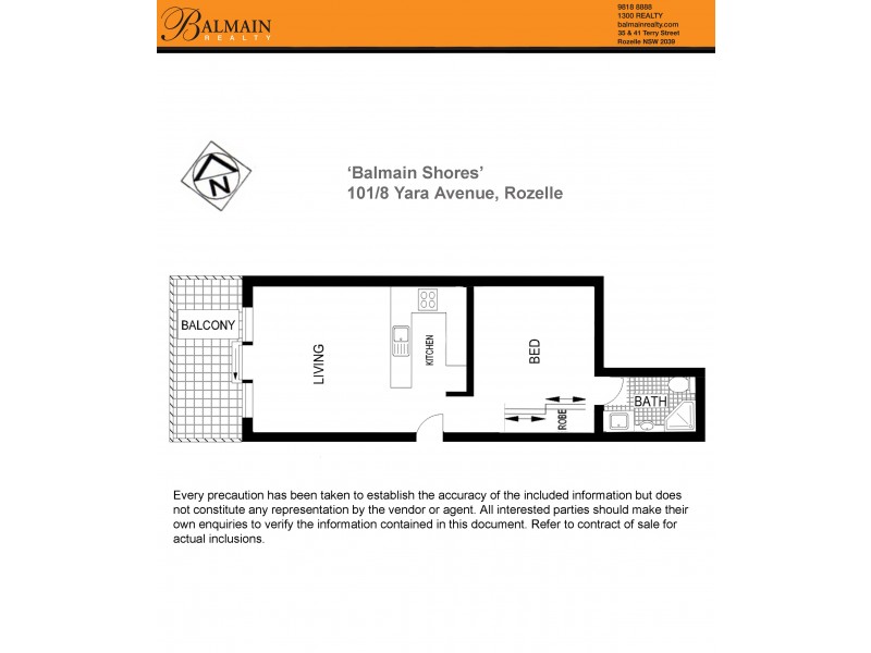 8 Yara Avenue, Rozelle NSW 2039 Floorplan