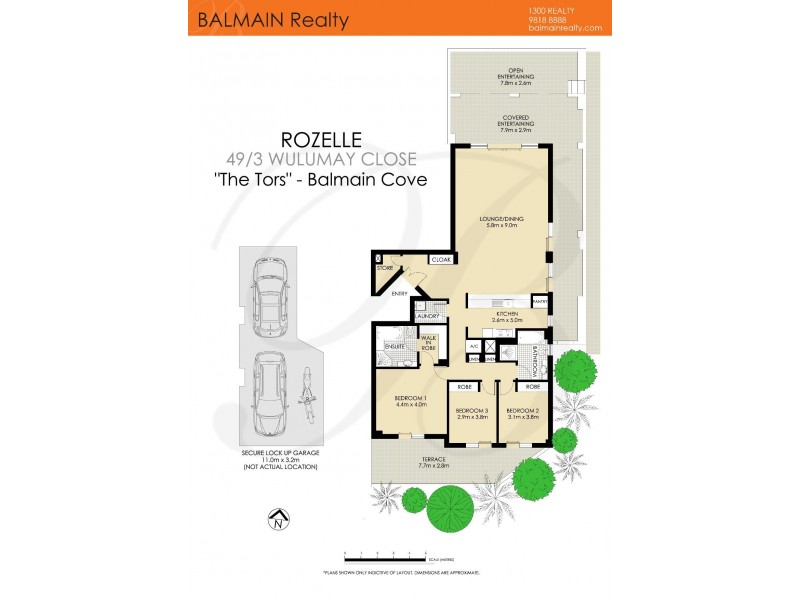 3 Wulumay Close, Rozelle NSW 2039 Floorplan