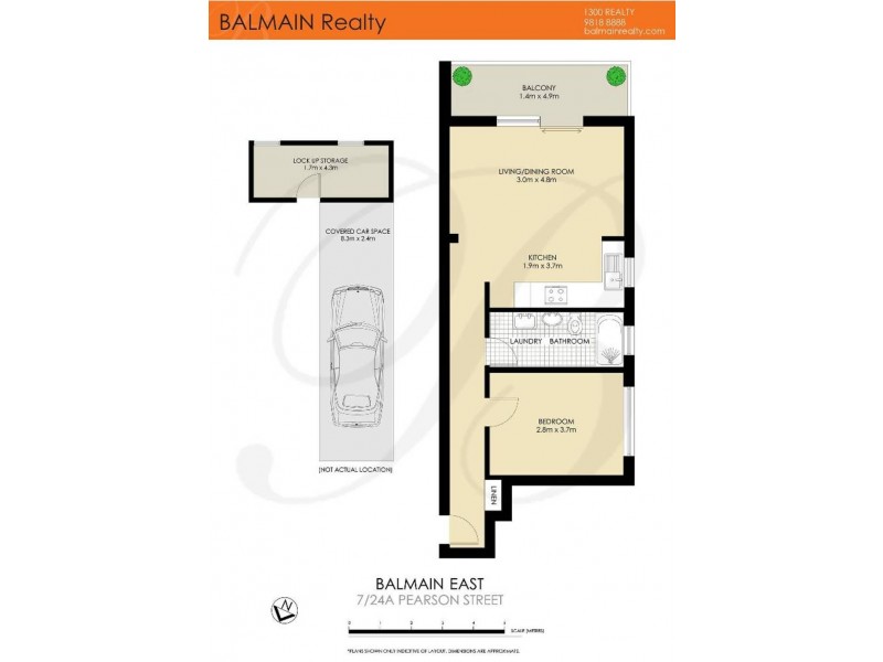 7/24a Pearson Street, Balmain East NSW 2041 Floorplan