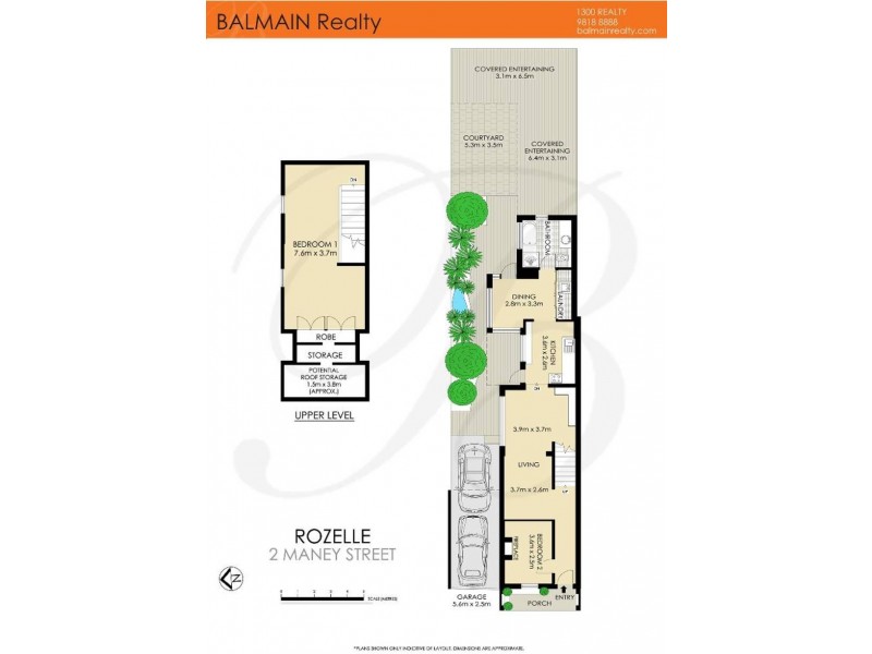 2 Maney Street, Rozelle NSW 2039 Floorplan