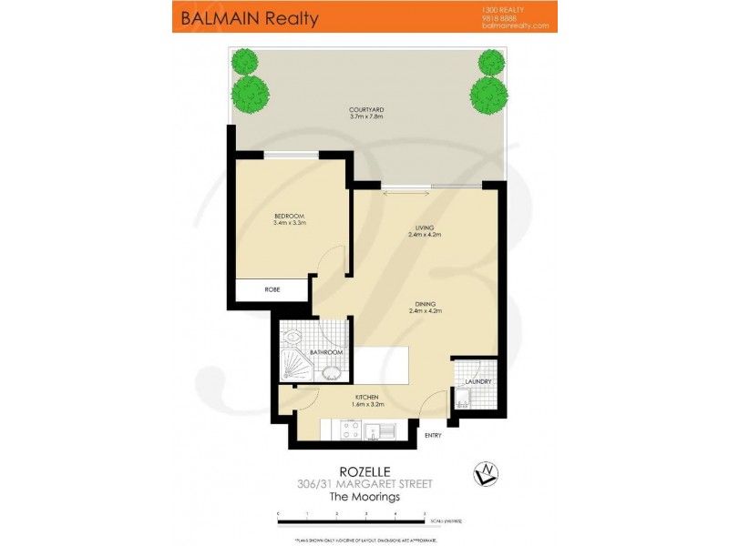 306/31 Margaret Street, Rozelle NSW 2039 Floorplan