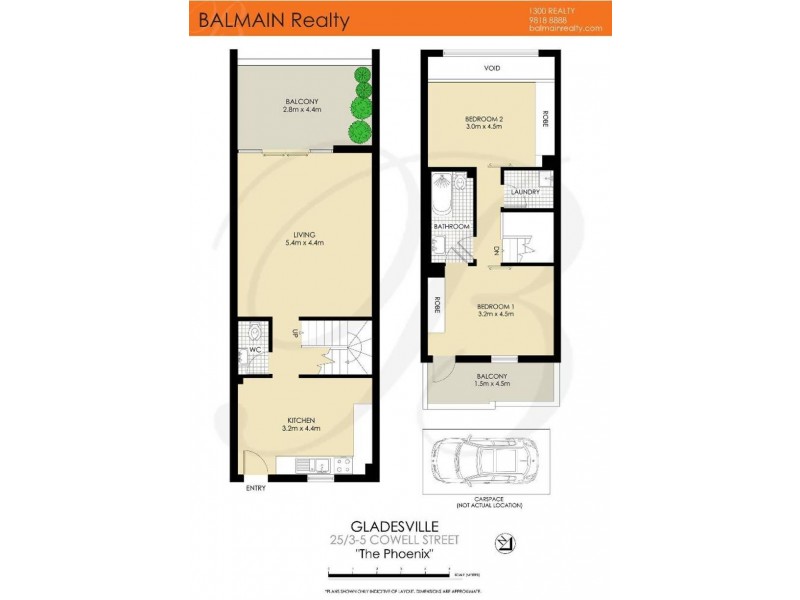 25/3-5 Cowell Street, Gladesville NSW 2111 Floorplan