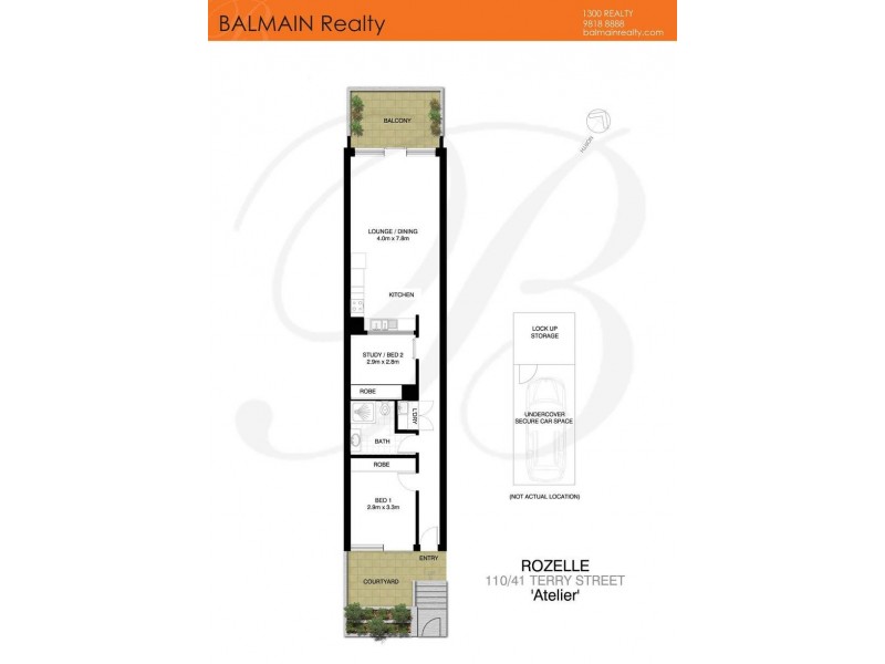 103/41 Terry Street, Rozelle NSW 2039 Floorplan