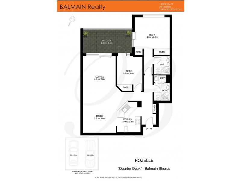 Level 8/27 Margaret Street, Rozelle NSW 2039 Floorplan