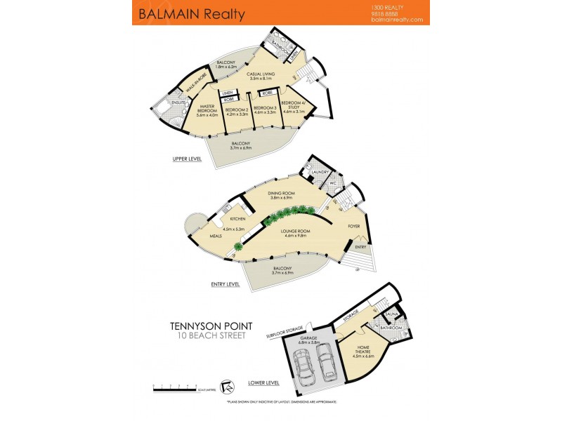 10 Beach Street, Tennyson Point NSW 2111 Floorplan