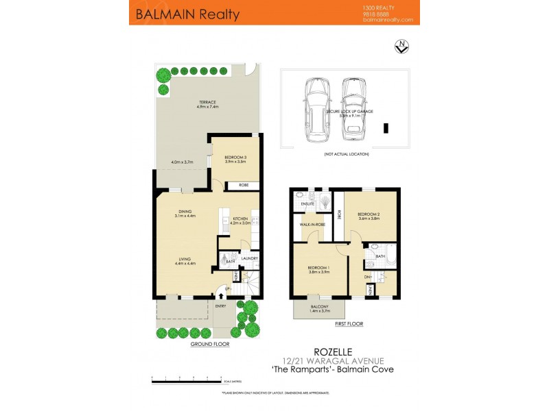12/21 Waragal Avenue, Rozelle NSW 2039 Floorplan