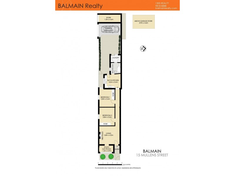 15 Mullens Street, Balmain NSW 2041 Floorplan