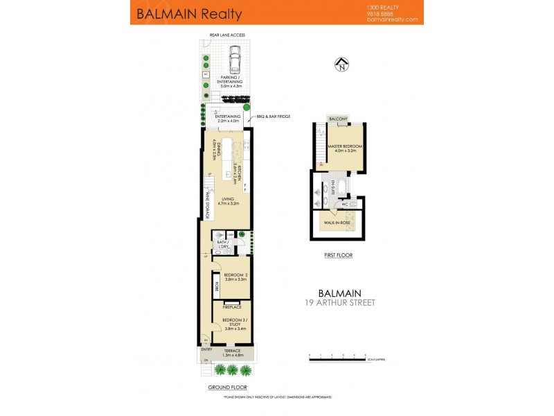 19 Arthur Street, Balmain NSW 2041 Floorplan