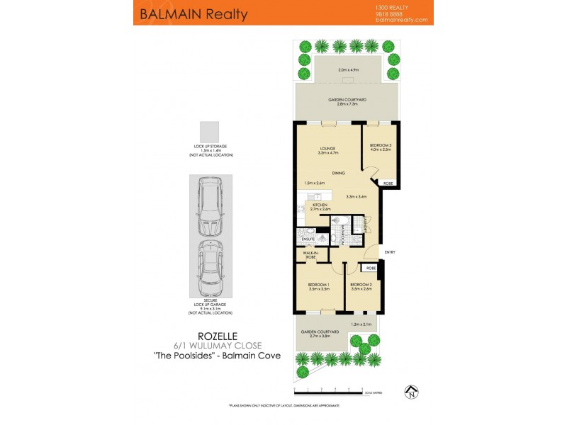 6/1 Wulumay Close, Rozelle NSW 2039 Floorplan
