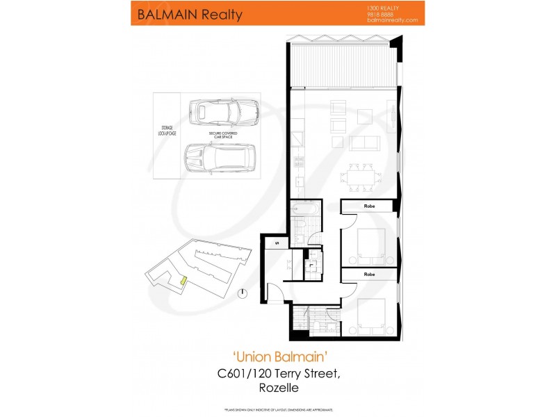 2 Nagurra Place, Rozelle NSW 2039 Floorplan