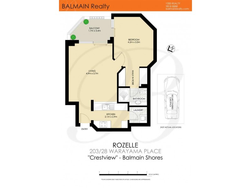 2/28 Warayama Place, Rozelle NSW 2039 Floorplan