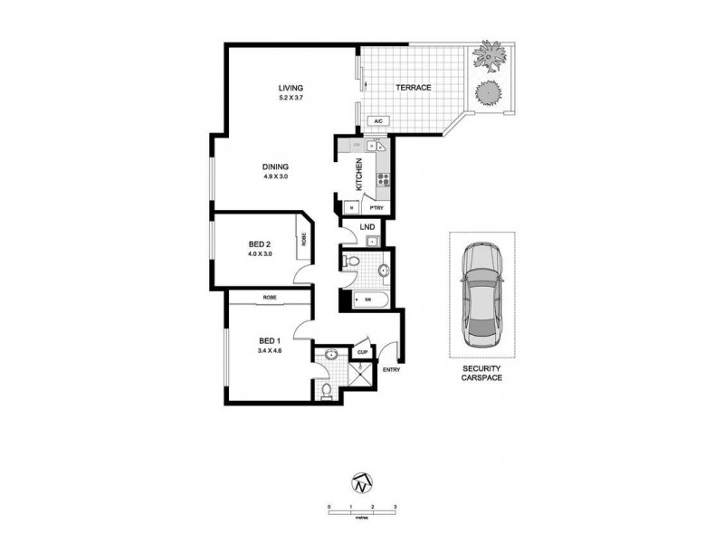 Level 3/30 Warayama Place, Rozelle NSW 2039 Floorplan