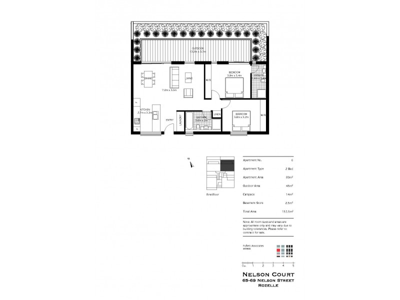 6/65-69 Nelson Street, Rozelle NSW 2039 Floorplan