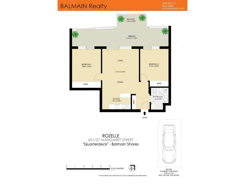 27 Margaret Street, Rozelle NSW 2039 Floorplan