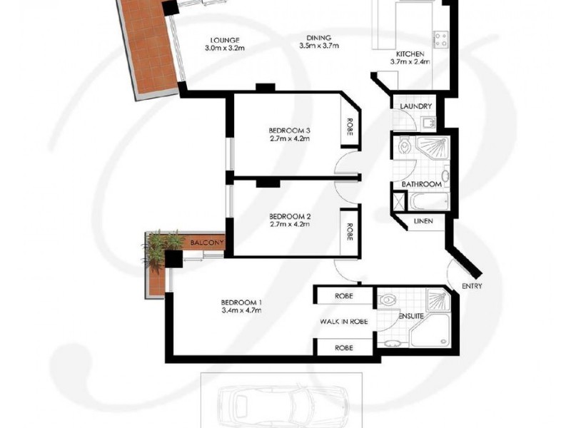 Level 2/32 Warayama Place, Rozelle NSW 2039 Floorplan