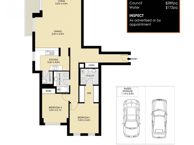 402/7 Warayama Place, Rozelle NSW 2039 Floorplan