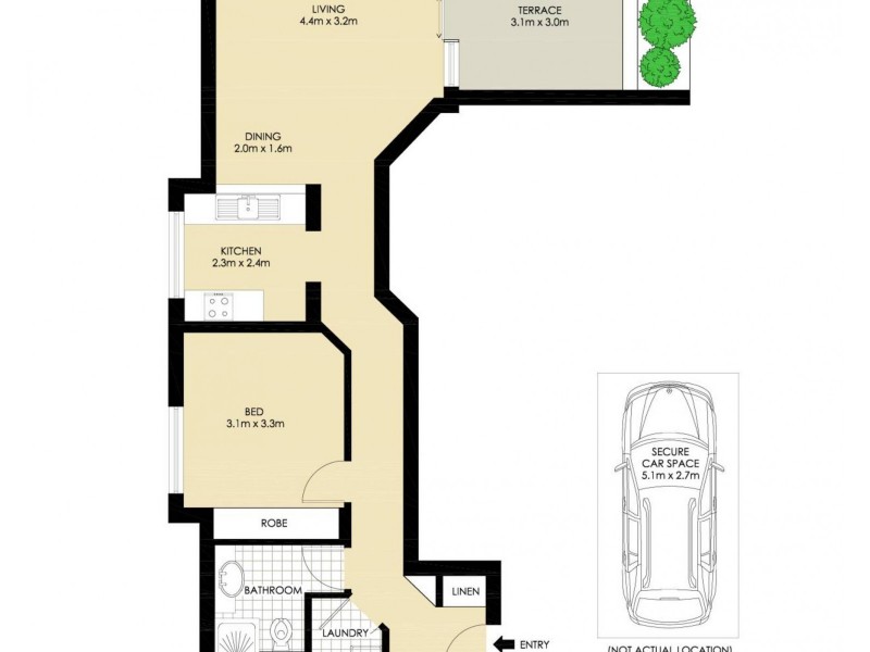Level 1/6 Yara Avenue, Rozelle NSW 2039 Floorplan
