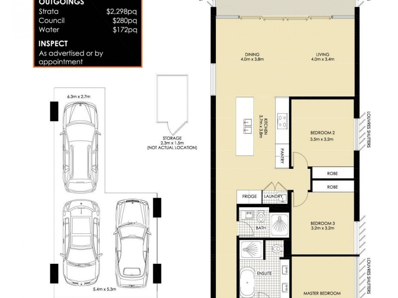 1G/114 Elliott Street, Balmain NSW 2041 Floorplan