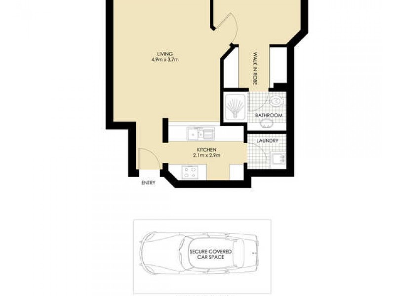 Level 3/28 Warayama Place, Rozelle NSW 2039 Floorplan