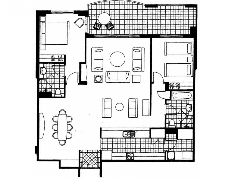 Level 3/3 Wulumay Close Balmain Cove, Rozelle NSW 2039 Floorplan