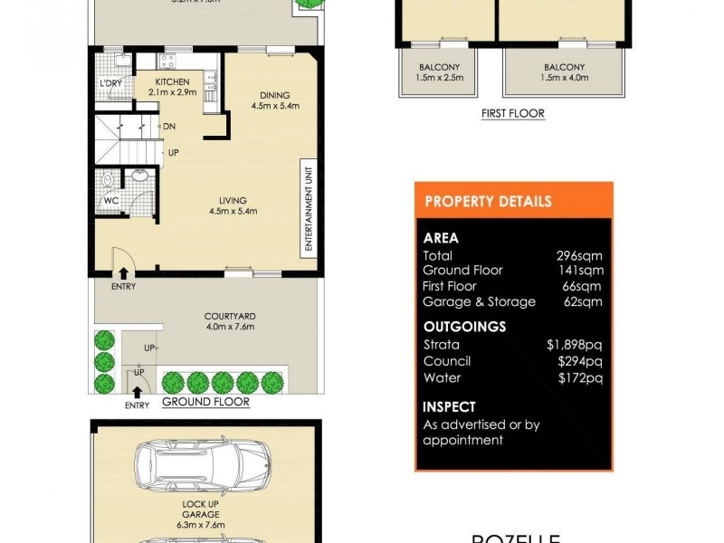 4/21 Waragal Avenue, Rozelle NSW 2039 Floorplan
