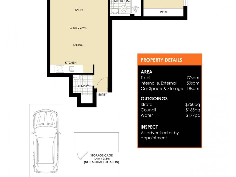 103/58-60 Gladesville Road, Hunters Hill NSW 2110 Floorplan