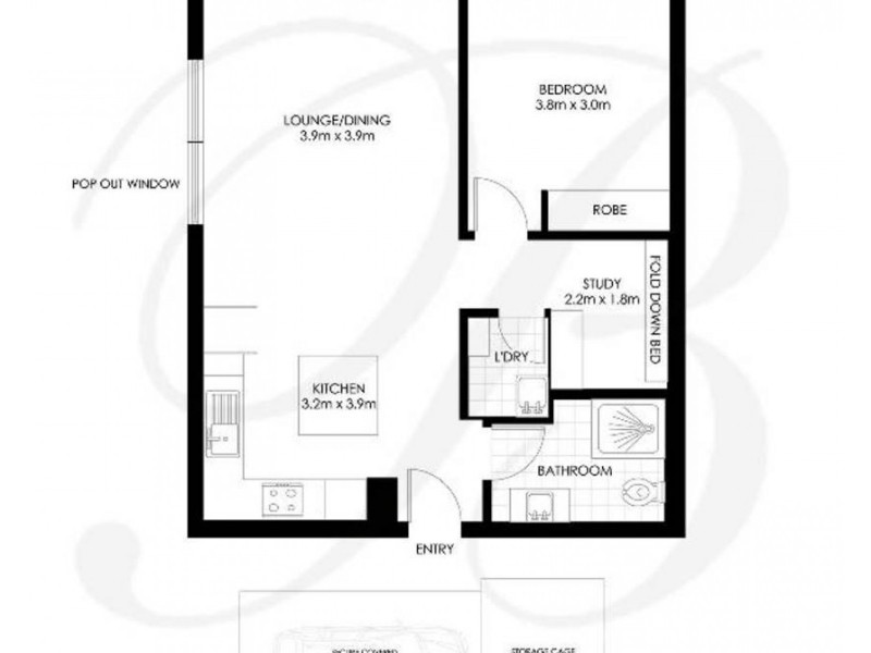 204/43 Terry Street, Rozelle NSW 2039 Floorplan