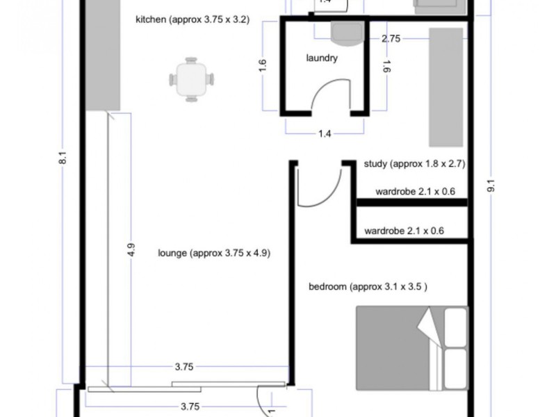 Level 3/43 Terry Street, Rozelle NSW 2039 Floorplan