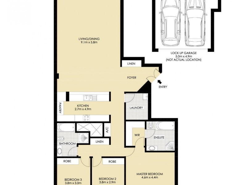 Level 4/3 Wulumay Close, Rozelle NSW 2039 Floorplan