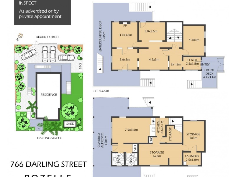 766 Darling Street, Rozelle NSW 2039 Floorplan