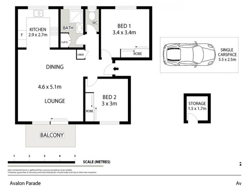 9/61 Avalon Parade, Avalon Beach NSW 2107 Floorplan