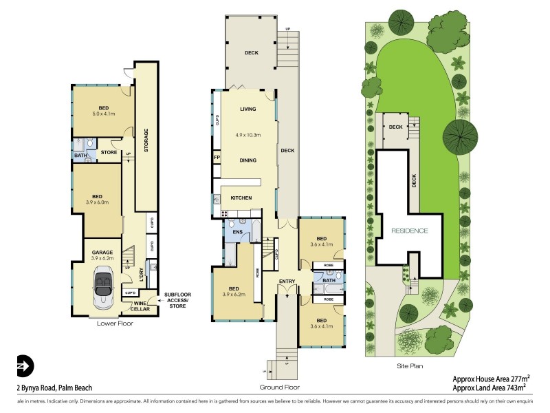 82 Bynya Road, Palm Beach NSW 2108 Floorplan