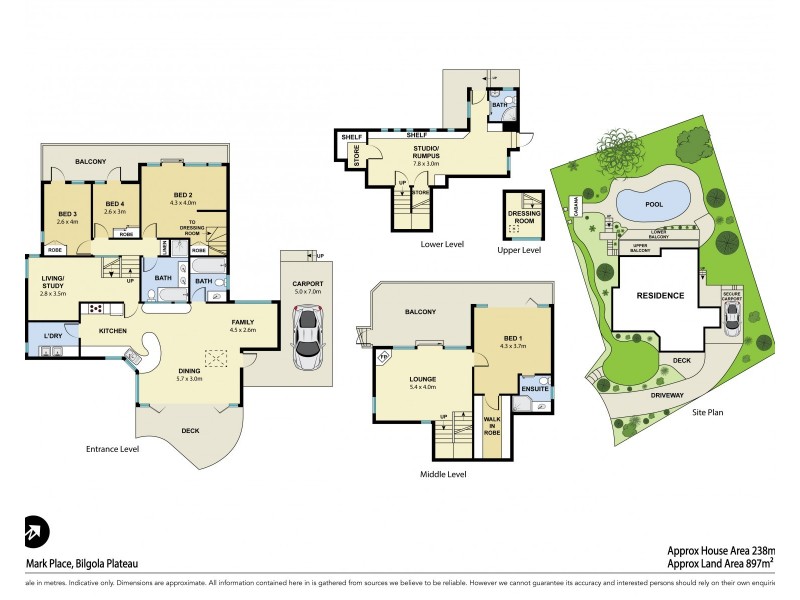 6 Mark Place, Bilgola Plateau NSW 2107 Floorplan