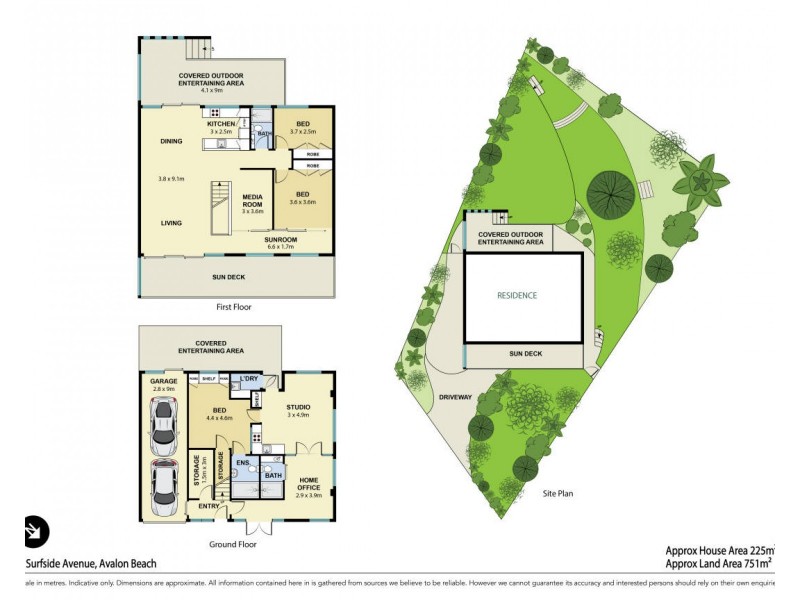 8 Surfside Avenue, Avalon Beach NSW 2107 Floorplan