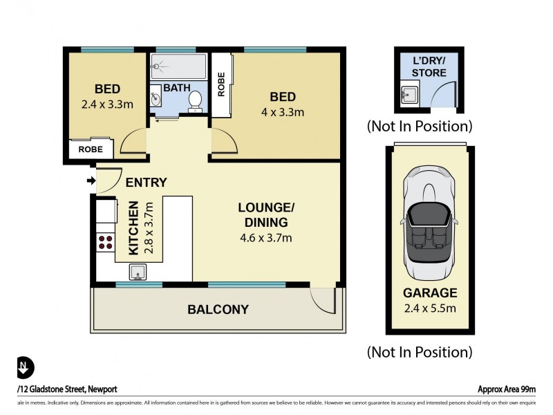3/12 Gladstone Street, Newport NSW 2106 Floorplan
