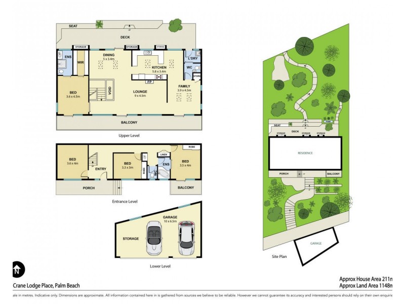 8 Crane Lodge Place, Avalon Beach NSW 2107 Floorplan