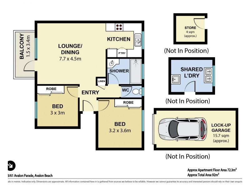 13/61 Avalon Parade, Avalon Beach NSW 2107 Floorplan