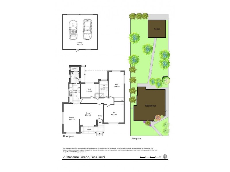 29 Bonanza Parade, Sans Souci NSW 2219 Floorplan