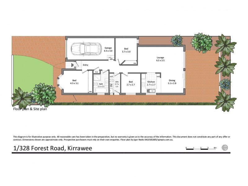 1/328 Forest Road, Kirrawee NSW 2232 Floorplan