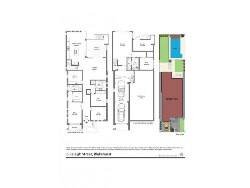6 Raleigh Street, Blakehurst NSW 2221 Floorplan