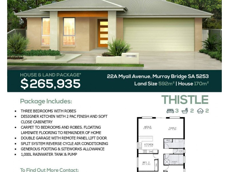 22A Myall Avenue, Murray Bridge SA 5253 Floorplan