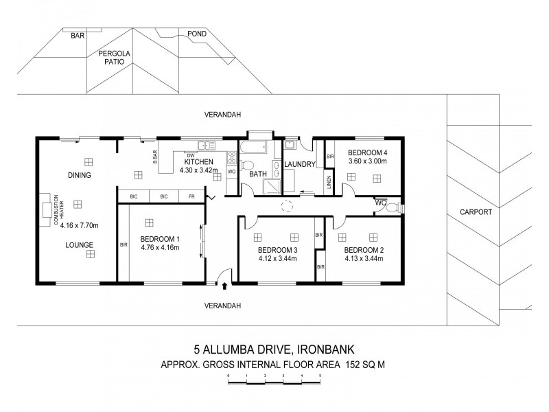 5 Allumba Drive, Ironbank SA 5153 Floorplan