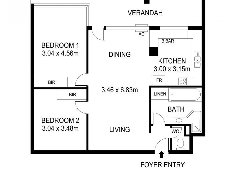 23/197-201 Anzac Highway, Plympton SA 5038 Floorplan